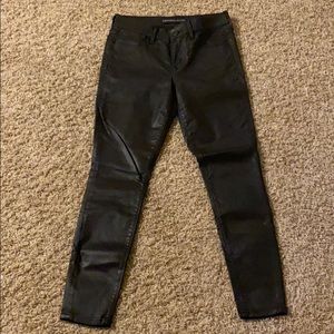 NWOT Express Coated Ankle Legging Mid Rise Size 4R